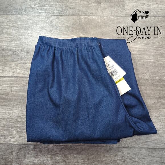 Alfred Dunner Petite Pull On Crop Jeans Size 14P - Picture 6 of 6